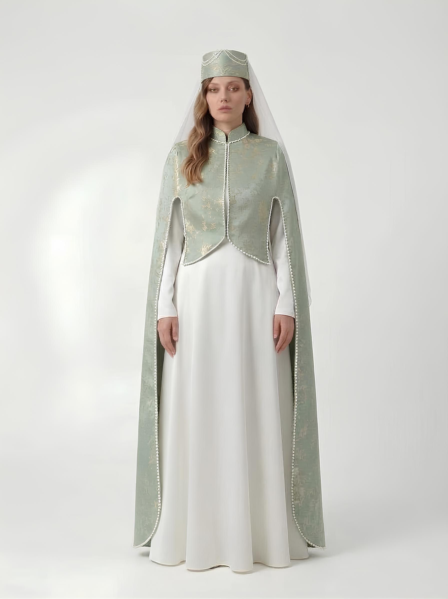 Melike Cy Kaftan ve Saten Elbise